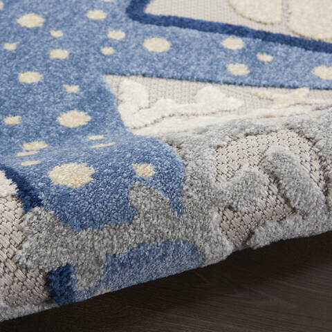 Nourison Aloha Blue 60 X 90 Area Rug 805-140714 Image 2