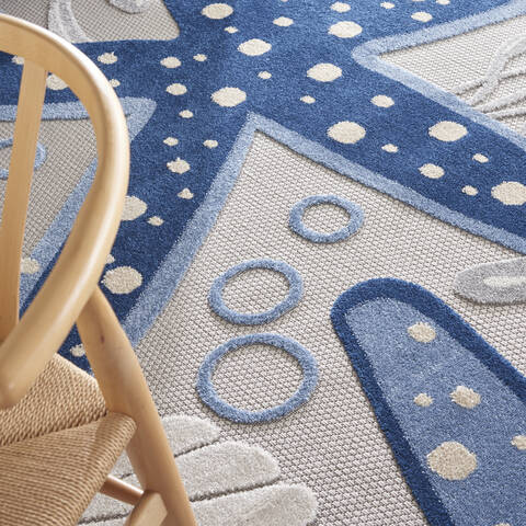 Nourison Aloha Blue 710 X 106 Area Rug 805-140716 Image 4