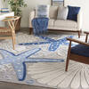Nourison Aloha Blue 90 X 120 Area Rug  805-140717 Thumb 3