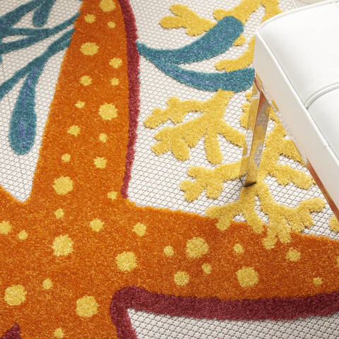 Nourison Aloha Multicolor 60 X 90 Area Rug 805-140720 Image 4