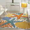 Nourison Aloha Multicolor 60 X 90 Area Rug 805-140720 Thumb 3