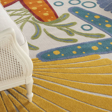 Nourison Aloha Multicolor 70 X 100 Area Rug 805-140721 Image 4