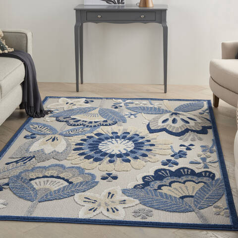 Nourison Aloha Blue 60 X 90 Area Rug 805-140726 Image 3