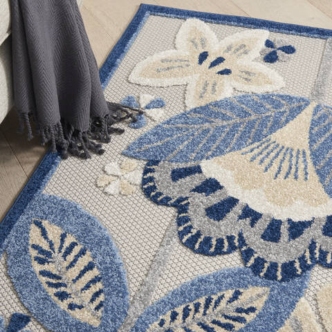 Nourison Aloha Blue 60 X 90 Area Rug 805-140726 Image 4
