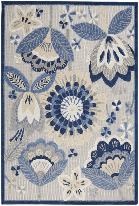 Nourison Aloha Blue 60 X 90 Area Rug 805-140726 Image 0