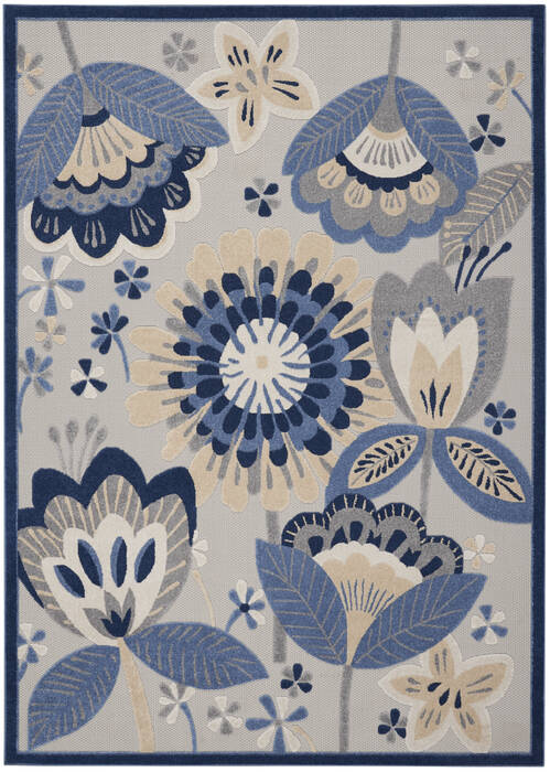 Nourison Aloha Blue 70 X 100 Area Rug 805-140727 Image 0