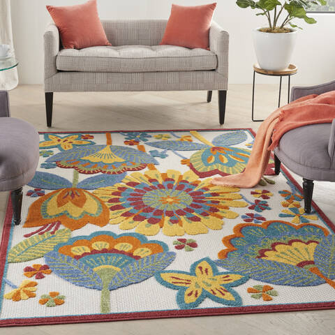 Nourison Aloha Multicolor 60 X 90 Area Rug 805-140732 Image 3
