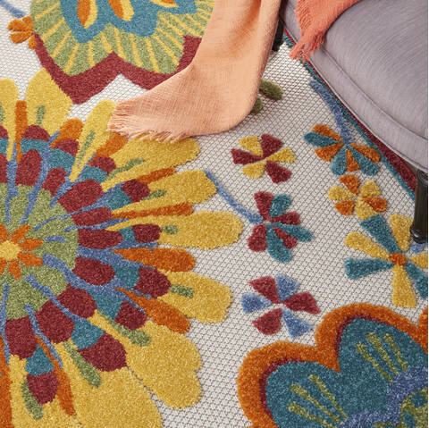 Nourison Aloha Multicolor 60 X 90 Area Rug 805-140732 Image 4