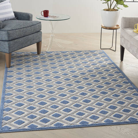Nourison Aloha Blue 60 X 90 Area Rug 805-140737 Image 3