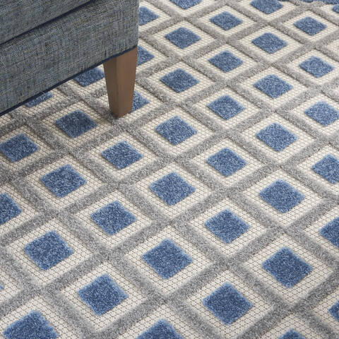 Nourison Aloha Blue 60 X 90 Area Rug 805-140737 Image 4