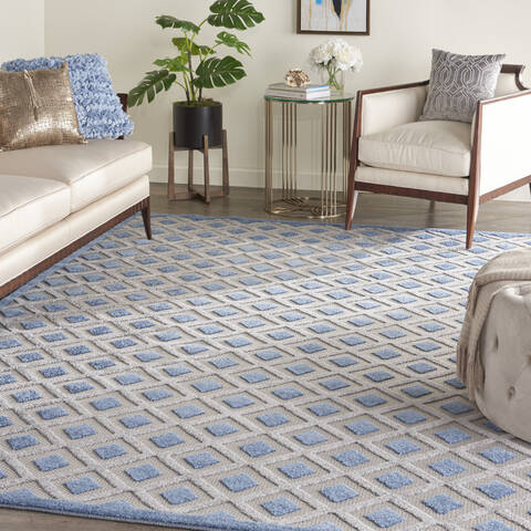 Nourison Aloha Blue 70 X 100 Area Rug 805-140738 Image 3