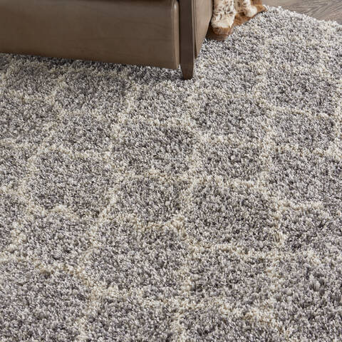 Nourison Amore Grey Round 710 X 710 Area Rug 805-140741 Image 4