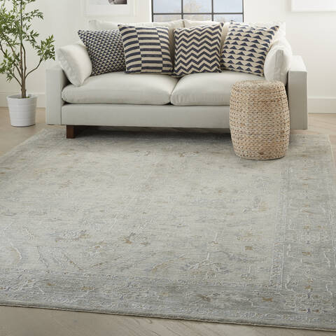 Nourison Asher Grey 710 X 104 Area Rug 805-140745 Image 3