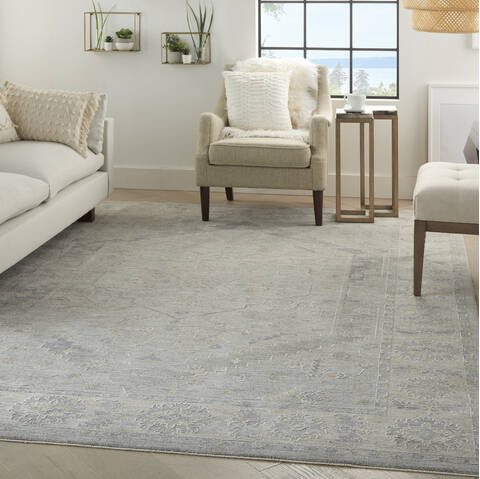 Nourison Asher Grey 93 X 127 Area Rug 805-140756 Image 3