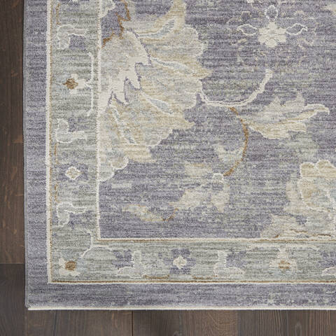 Nourison Asher Grey 93 X 127 Area Rug 805-140771 Image 1