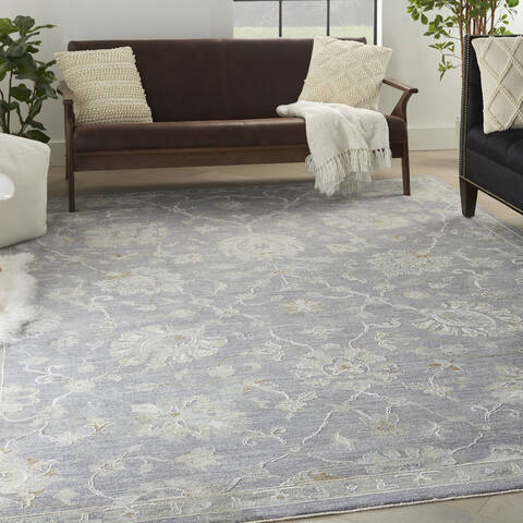 Nourison Asher Grey 93 X 127 Area Rug 805-140771 Image 3