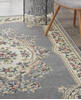 Nourison Aubusson Grey 53 X 73 Area Rug 805-140794 Thumb 4