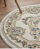 Nourison Aubusson Beige Round 53 X 53 Area Rug 805-140804 Thumb 4