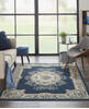 Nourison Aubusson Blue 53 X 73 Area Rug 805-140812 Thumb 3