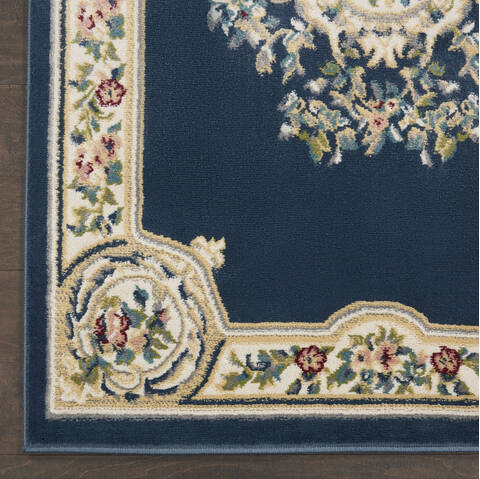 Nourison Aubusson Blue 710 X 106 Area Rug 805-140814 Image 1