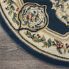 Nourison Aubusson Blue Round 710 X 710 Area Rug 805-140815 Thumb 1