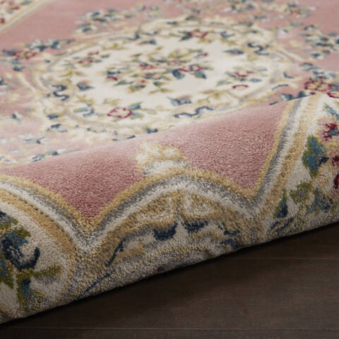 Nourison Aubusson Purple Runner 22 X 76 Area Rug 805-140819 Image 2