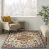 Nourison Bahari Multicolor 50 X 70 Area Rug 805-140835 Thumb 3