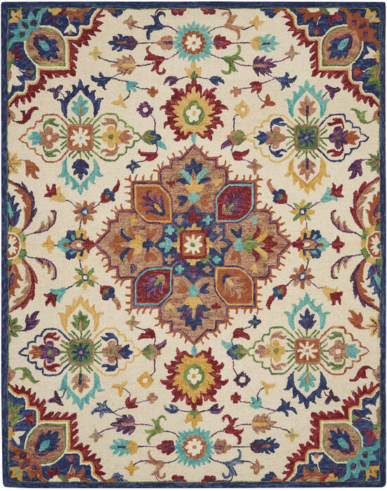 Nourison Bahari Multicolor 80 X 100 Area Rug 805-140836 Image 0