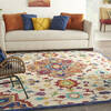 Nourison Bahari Multicolor 80 X 100 Area Rug  805-140836 Thumb 3