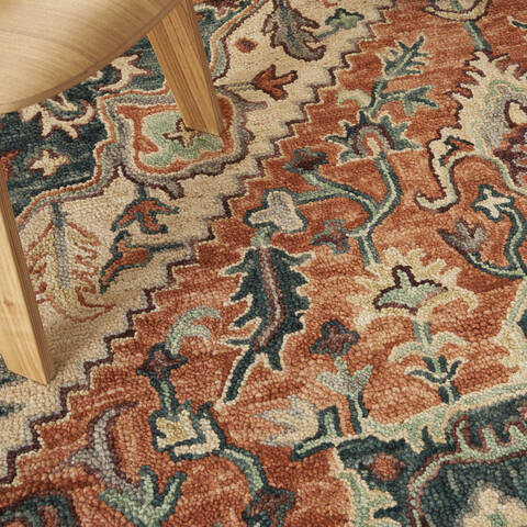 Nourison Bahari Red 50 X 70 Area Rug 805-140837 Image 4