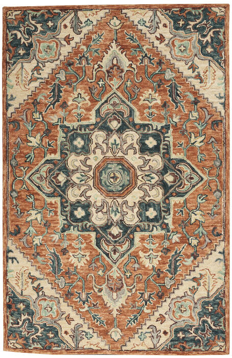 Nourison Bahari Red 50 X 70 Area Rug 805-140837 Image 0