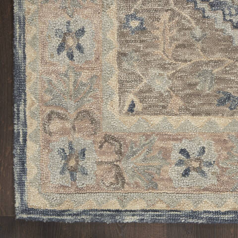 Nourison Bahari Grey 50 X 70 Area Rug 805-140839 Image 1