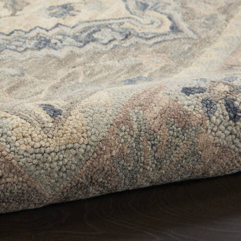 Nourison Bahari Grey 50 X 70 Area Rug 805-140839 Image 2