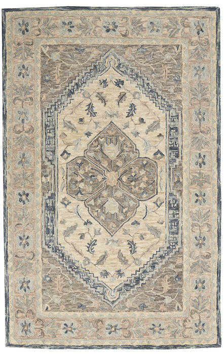 Nourison Bahari Grey 50 X 70 Area Rug 805-140839 Image 0