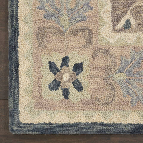 Nourison Bahari Grey 80 X 100 Area Rug 805-140840 Image 1
