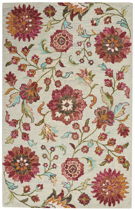 Nourison Bahari Grey 50 X 70 Area Rug 805-140841 Image 0