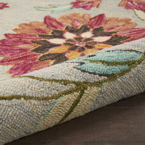 Nourison Bahari Grey 80 X 100 Area Rug 805-140842 Image 2