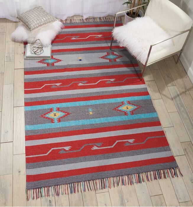 Nourison Baja Grey 80 X 100 Area Rug 805-140847 Image 3