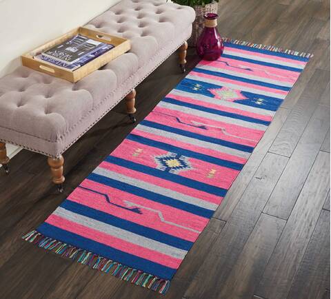 Nourison Baja Purple Runner 23 X 76 Area Rug 805-140853 Image 3