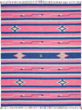 Nourison Baja Purple Rectangle 8x10 ft Polyester Carpet 140857