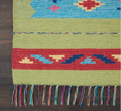 Nourison Baja Blue Runner 23 X 76 Area Rug 805-140858 Image 1
