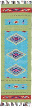 Nourison Baja Blue Runner 2'3" X 7'6" Area Rug  805-140858