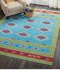 Nourison Baja Blue 80 X 100 Area Rug  805-140862 Thumb 3