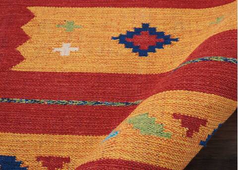 Nourison Baja Orange Runner 23 X 76 Area Rug 805-140863 Image 2