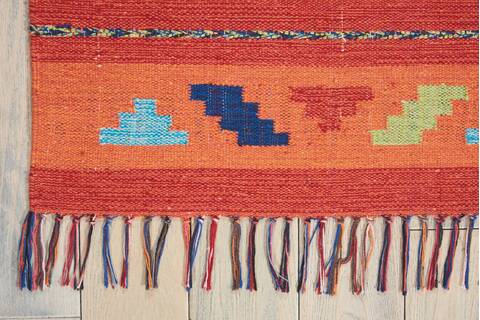 Nourison Baja Orange 50 X 70 Area Rug 805-140865 Image 1