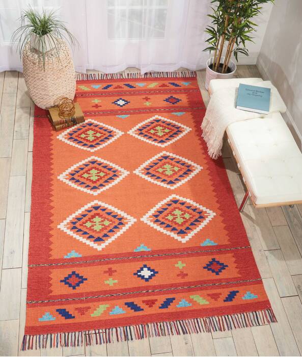 Nourison Baja Orange 50 X 70 Area Rug 805-140865 Image 3