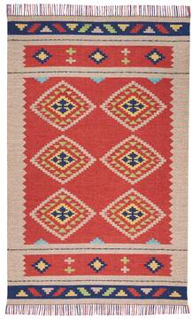 Nourison Baja Red 3'6" X 5'6" Area Rug  805-140869