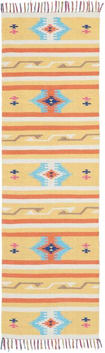 Nourison Baja Yellow Runner 23 X 76 Area Rug 805-140887 Image 0
