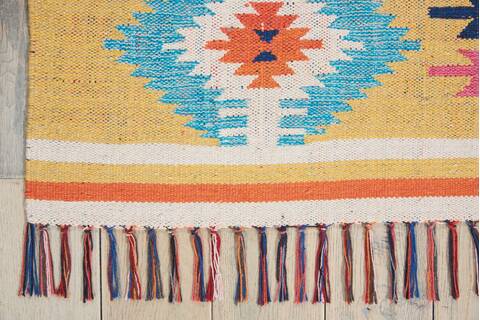Nourison Baja Yellow 80 X 100 Area Rug 805-140891 Image 1