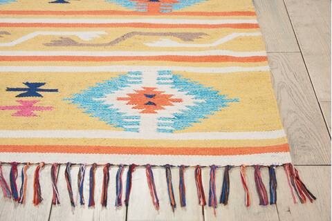 Nourison Baja Yellow 80 X 100 Area Rug 805-140891 Image 4